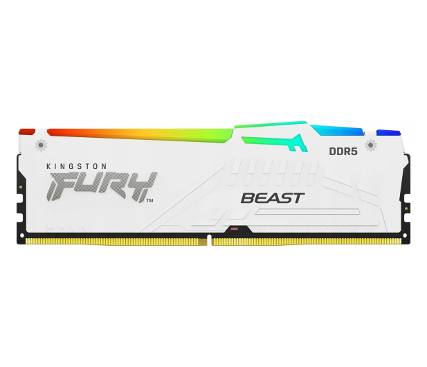 Kingston FURY 32GB (1x32GB) 6000 CL30 Beast RGB Biały - 1353078 - zdjęcie